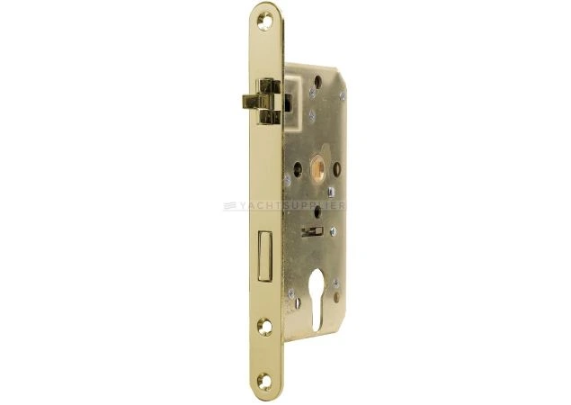 Insteekslot 104K PC Rechts 40/8mm Messing Gepolijst drie-delige anti-rammel schoot