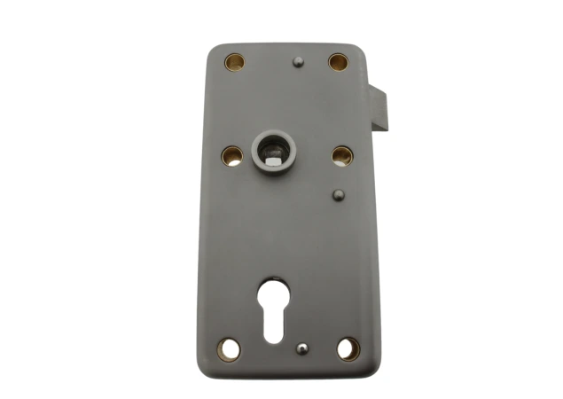 Oplegslot cilinder - Rechts naar buiten draaiend - Mat Rvs 304  - N-110201