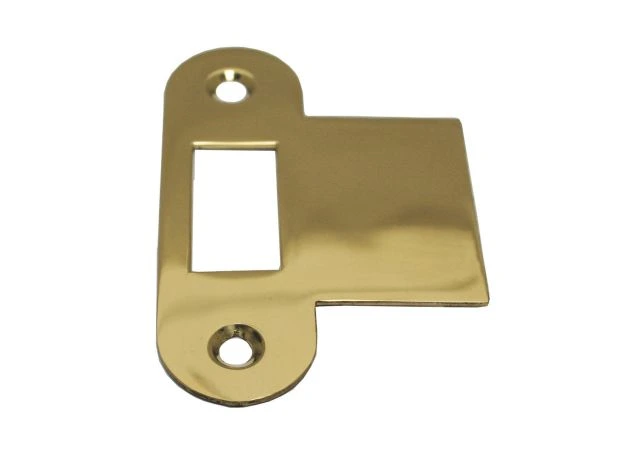 Sluitplaat 86x25x1,5mm - Ls/Rs - Loop - Messing mat chroom - S&B 220330.9