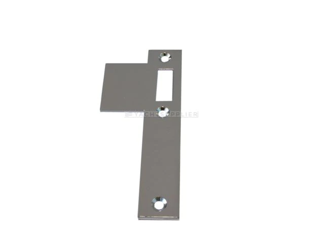 Sluitplaat 106 - Rechts - Loop - Messing gepolijst chroom - S&B 226301.6