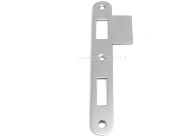 Sluitplaat 104K 150mm rond - Links - WC/PC - Messing mat chroom - S&B 224032.9