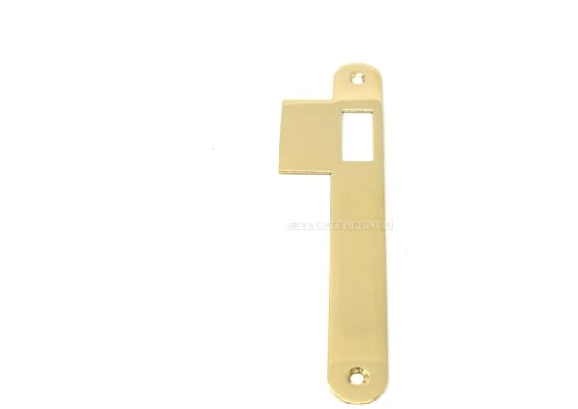 Sluitplaat 104K 150mm rond - Rechts - Loop - Messing gepolijst - S&B 224331.4