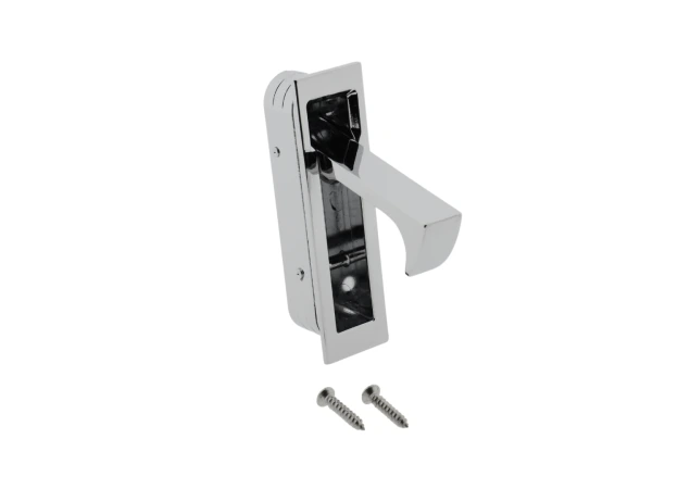 Schuifdeurtrekring - 70x19mm - Chroom - AW990PC