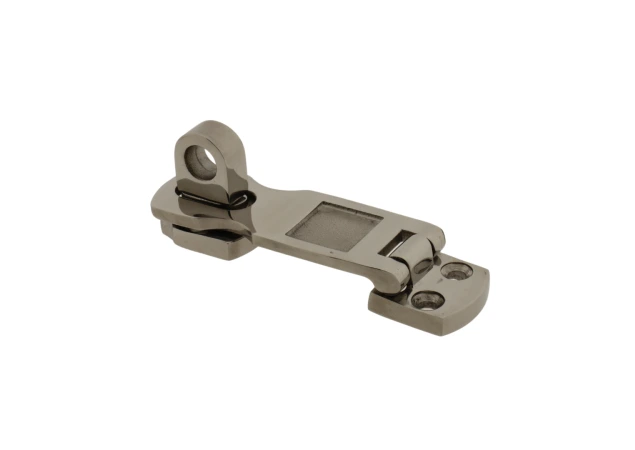 Overvalsluiting 75x25mm, Met hangslot oog Rvs 316