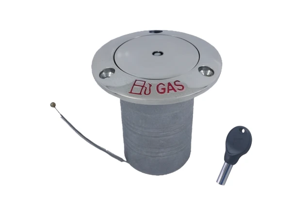 Dek-dop Pop-up met slot Gas A Ø50mm D Ø84mm B 76mm Rvs 316
