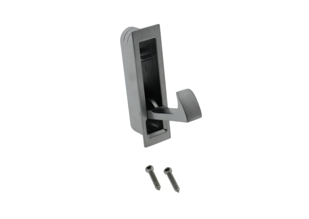 Uitklapbare jashaak Flush Mat chroom 70x19mm 16mm diep