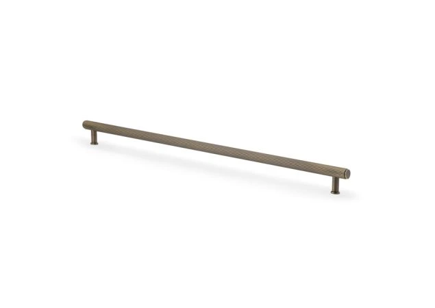 Meubelgreep Reeded 'Crispin' - Antiek messing - 448 HoH - AW809R-448-AB