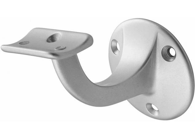 Trapleuning houder hol zadel 65mm - Naturel - Opschroef bevestiging - 3500-01