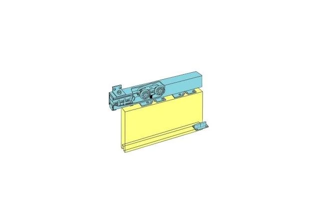 Schuifdeur Garnituur Husky incl. schuifdeur rail deurbreedte max.950mm, gewicht max. 100kg