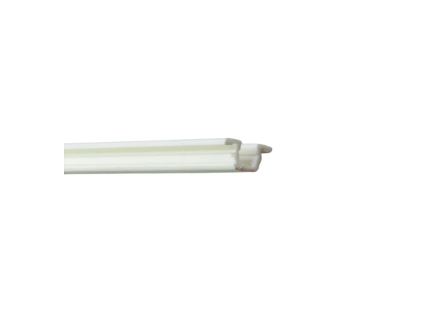 Hettich Slideline 55 - Schuifdeurrail Wit kunststof Boven & Onder Lengte: 4000mm 15Kg