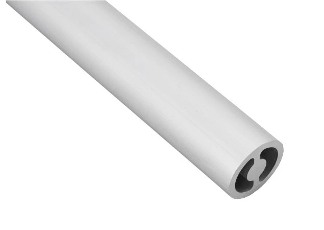 Hermeta - Doorvalbeveiliging - Koker - Rond/Ovaal - Wit - 100cm
