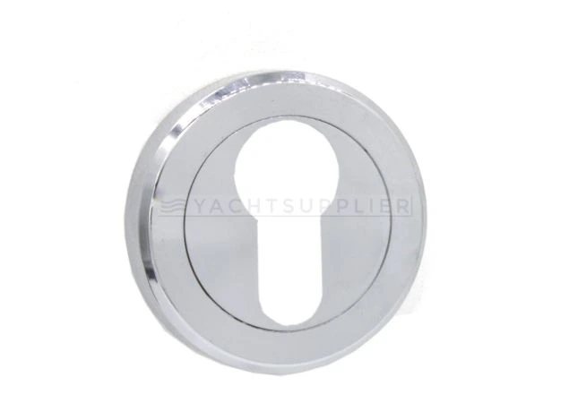 Pc rozet rond Ø50mm Chroom gepolijst Per stuk - SZM001CP