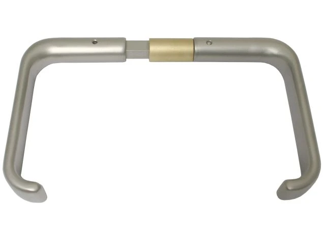 Deurkrukken oplegslot, krukstift 9mm, deurdikte 42-53mm Rvs gepolijst