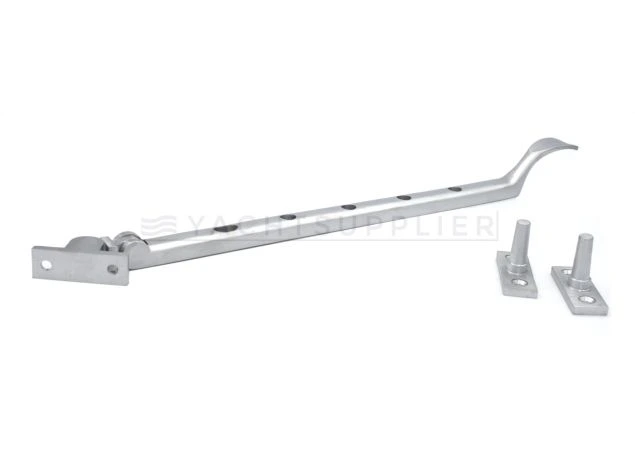 Raamuitzetter Busca 305mm Messing mat chroom - M44BSC