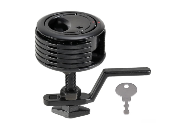 Luiksluiting Rvs 316 Mat Zwart Ø60mm Met Slot