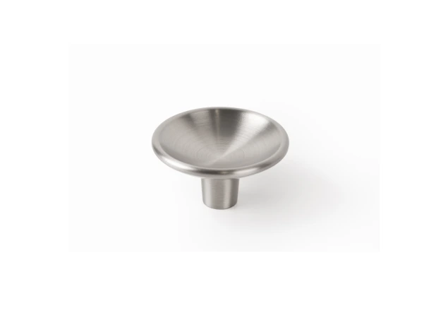 Meubelknop rond Disc - Ø50mm - Hoogte: 27mm - RVS Look