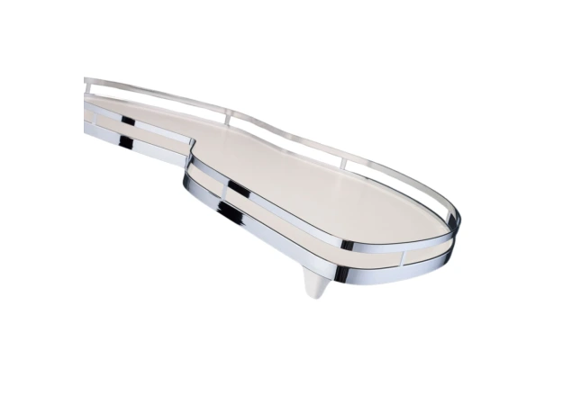 Kesseböhmer LeMans II Style - Wit/chroom - Kastbreedte: 600mm - Links