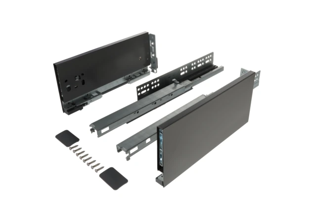 Easyfix Zelfbouw lade - Hoogte 121mm - Lengte 600mm - Antraciet
