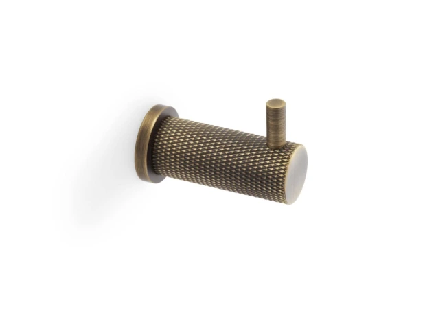 Jashaak Knurled 'Brunel' - Antiek messing - AW775AB