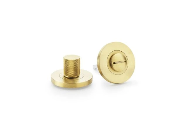 WC-Garnituur set Knurled - Ø50mm - PVD Mat messing - AW790SBPVD