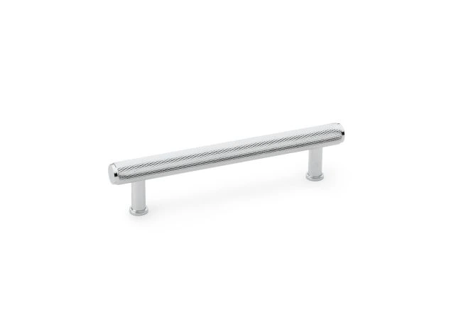 Meubelgreep Knurled 'Crispin' - Gepolijst chroom - 166x39x128mm - AW809-128-PC