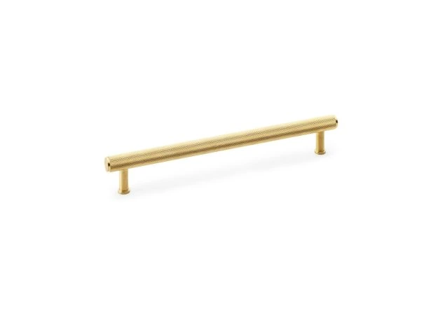 Meubelgreep Knurled 'Crispin' - PVD Mat messing - 262x39x224mm - AW809-224-SBPVD