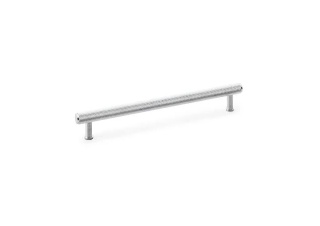 Meubelgreep Knurled 'Crispin' - Mat verchroomd - 262x39x224mm - AW809-224-SC