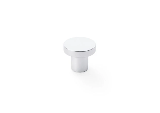 Meubelknop Plain 'Hanover' - Gepolijst chroom - Ø30mm - AW821-30-PC