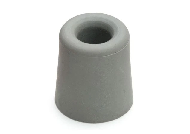 Deurstopper Ø31x33mm Grijs Rubber