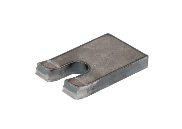 Luikplaat tbv aanlasstellen, M12 70x40x10mm Staal