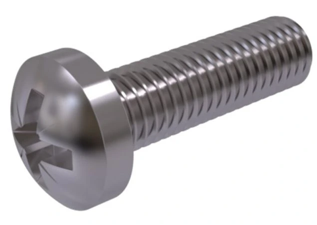 Tapbout M5x30mm Bolkop PZ2 - RVS 304 - DIN 7985 - Per 100 stuks