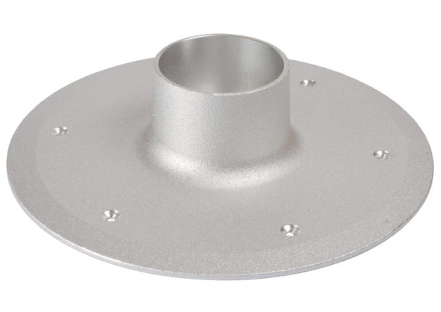 Reserveonderstel Ø280mm - Bladmontage - Mat - Aluminium - Tafelpoot - Ø80mm