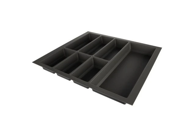 Bestekbak Grijs – Soft Touch – Breedte: 780-822mm – Diepte: 445-474mm