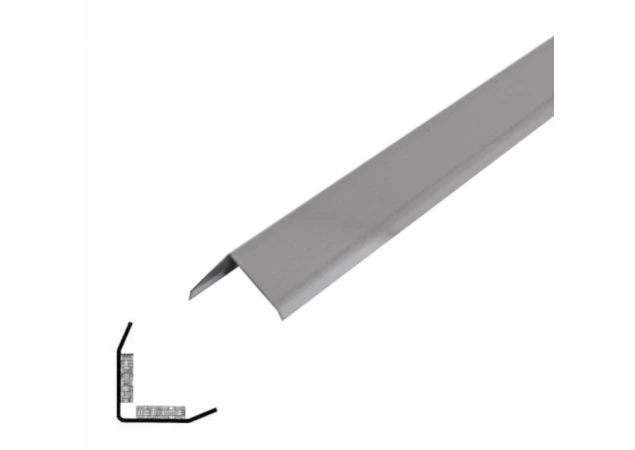 Hoekprofiel 30x30 - Rvs geborsteld - Zelfklevend - 3000mm