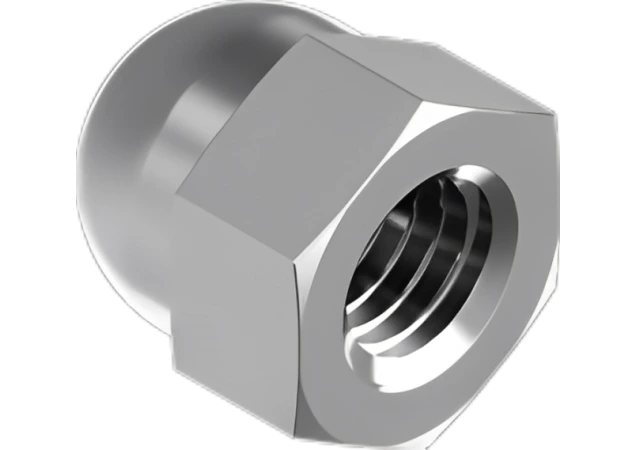 Dopmoer - M6 - Rvs 304 - Hoog Model - DIN 1587 - Prijs Per Stuk