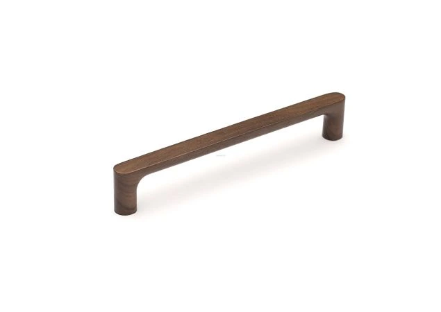 Houten meubelgreep Pinta - 144x16x128mm - Walnoot
