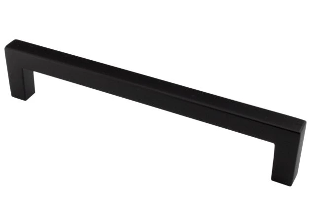 Meubelgreep vierkant zwart 137x9x9mm