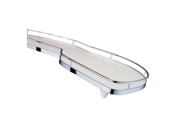 Kesseböhmer LeMans II Classic - Wit/chroom - Kastbreedte: 500mm - Links
