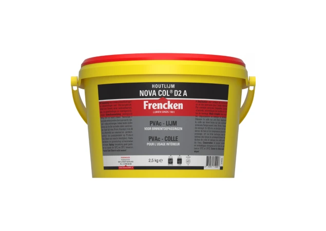 Frencken Houtlijm Novacol D2 - 2,5 kg - Emmer