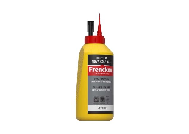 Frencken Houtlijm Novacol D2 - 750 g - Flacon