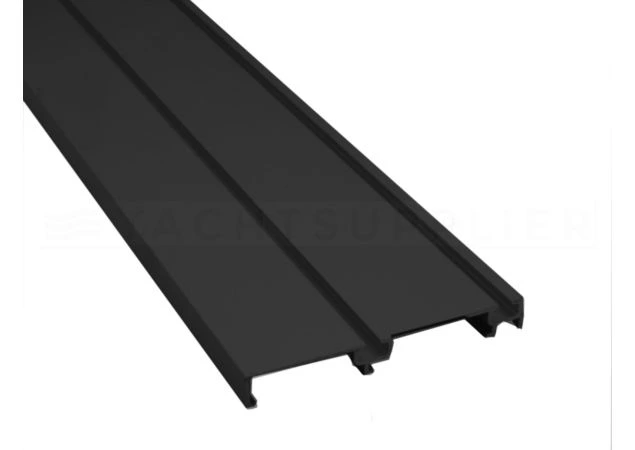 Schuifdeur onderrail - Dubbel - 6000x85mm - Aluminium Zwart 