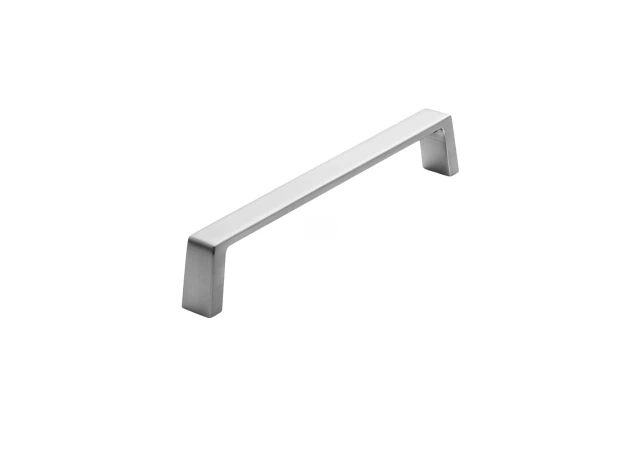 Meubelgreep met afgeronde hoeken - 169x15x160mm - RVS Look