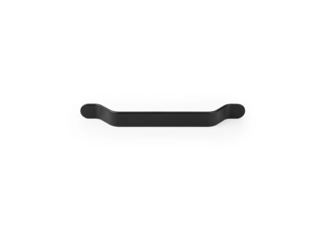 Meubelgreep gebogen - 221x22x160mm - Mat zwart