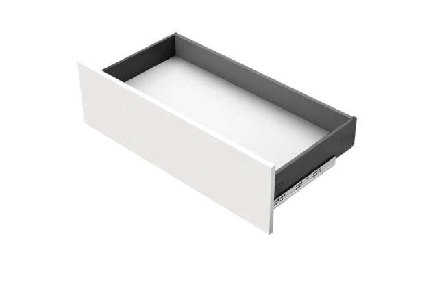 Lade op maat - Push to open - Hoogte: 120mm - Diepte: 450mm - Antraciet
