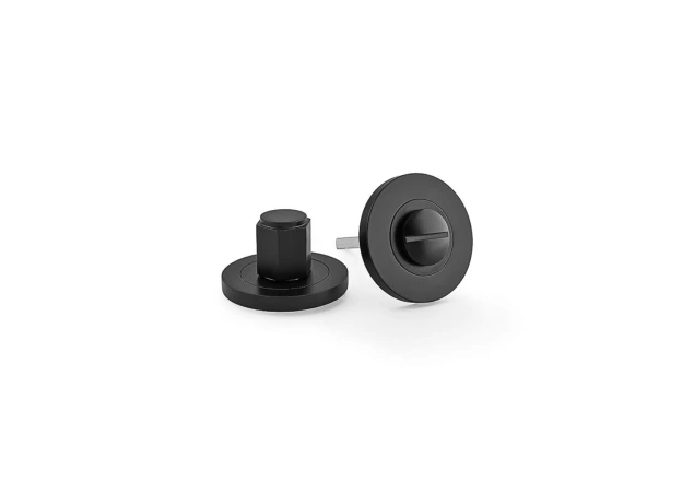 WC-Garnituur set Hex - Ø50mm - Mat zwart - AW794BL