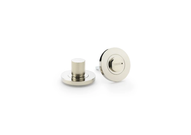 WC-Garnituur set Reeded - Ø50mm - PVD Gepolijst nikkel - AW792PNPVD