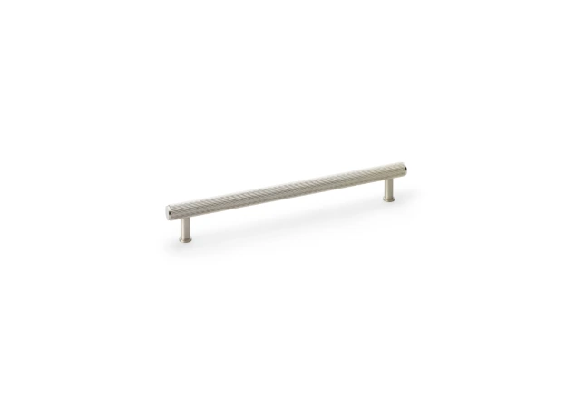 Meubelgreep Reeded 'Crispin' - Mat vernikkeld - 262x39x224mm - AW809R-224-SN