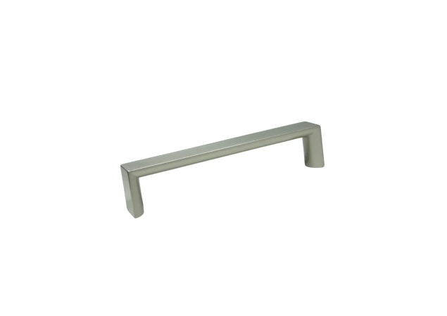 Meubelgreep recht met ronde binnenkant - 103x20x96mm - RVS Look