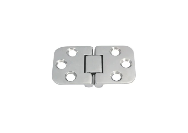 Tafelbladscharnier 70x42mm – Knoop Onder - RVS 316 – Gepolijst 