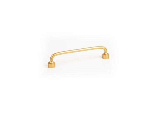 Meubelgreep Floid - 143x31x128mm - Mat messing geborsteld